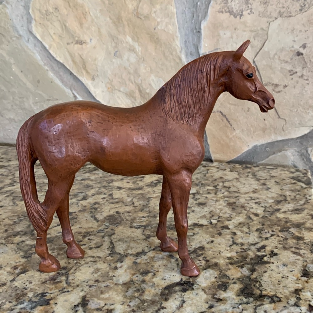 Vintage Pam Tally Stoneburner Horse Sculpture | Red Mill Signed P.T. Stoneburner